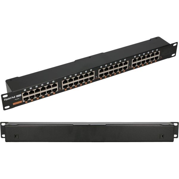 Extralink 24 Porte Gigabit Poe Iniettore 24X 1000Mb/S RJ45, Montaggio In Armadio Di Rete Accessori Per Server-image