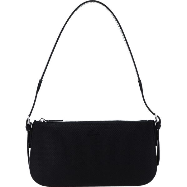 Lacoste Borsa A Spalla In Pelle Chantaco Classics Borsa A Spalla Noir Nero-image