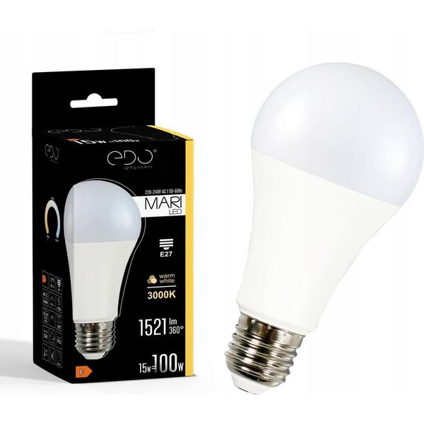 Lampadina Mari Led E27 15W 3000K Warm Ww 1521Lm EDO777501-image