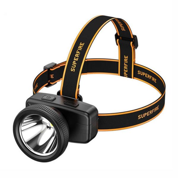 Superfire HL55 Headlamp, 150 Lm, USB-C, 4 Modes, 270 M-image