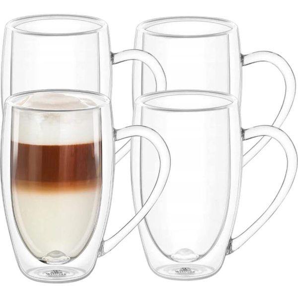 Wilmax Bicchieri A Doppia Parete 400 Ml (Set Di 4) WL-888741/A4-image