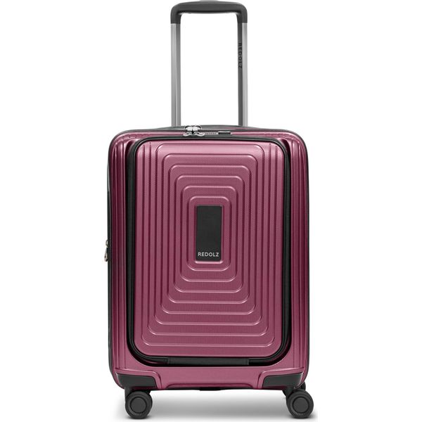 Redolz Carrello Con Scomparto Per Laptop Essentials 14 Trolley ( Exp. With Front Pocket ) Aubergine Metallic Porpora-image