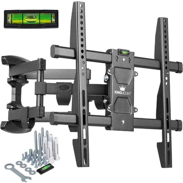 King Mount Supporto A Parete Per Tv KG-1001 | 32" - 60"" | Vesa 100X100 - 400X400 | 40 Kg | Nero"-image