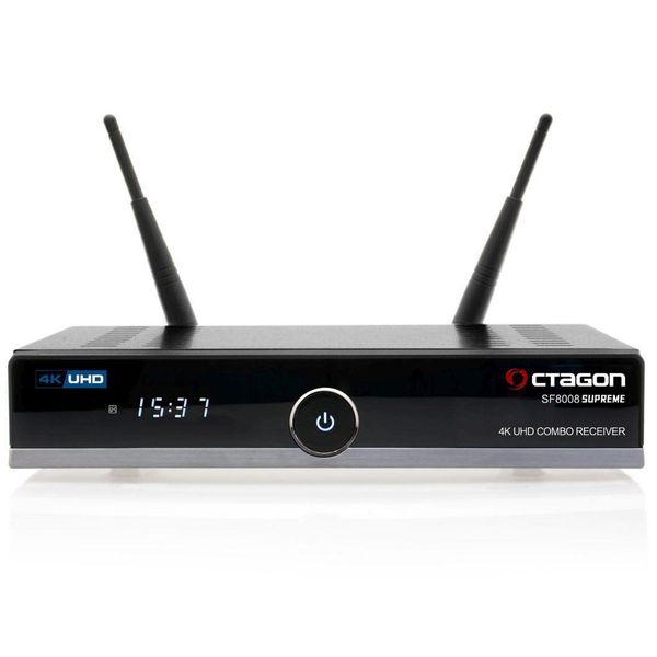 Octagon SF8008 4K Combo Supreme Uhd E2 DVB-S2X & DVB-C/T2 Ricevitore Pvr Linux Con Wifi Dual Band 2.4/5G + Interfaccia M.2-image