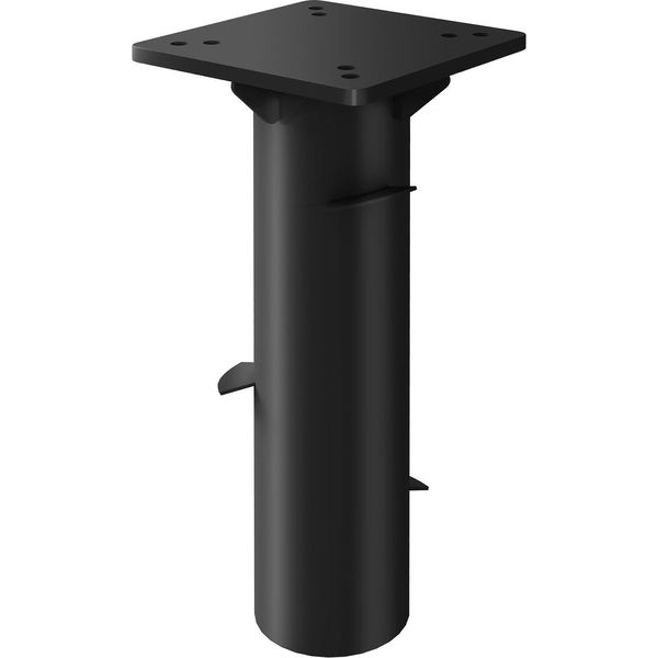 Supporto Per Ombrellone In Cemento, Supporto Per Ombrellone A Semaforo, Supporto Quadrato Per Ombrellone A Semaforo 113/92 Mm, Peso Per Ombrellone Per Balcone, Terrazza, Giardino, Grigio Scuro-image