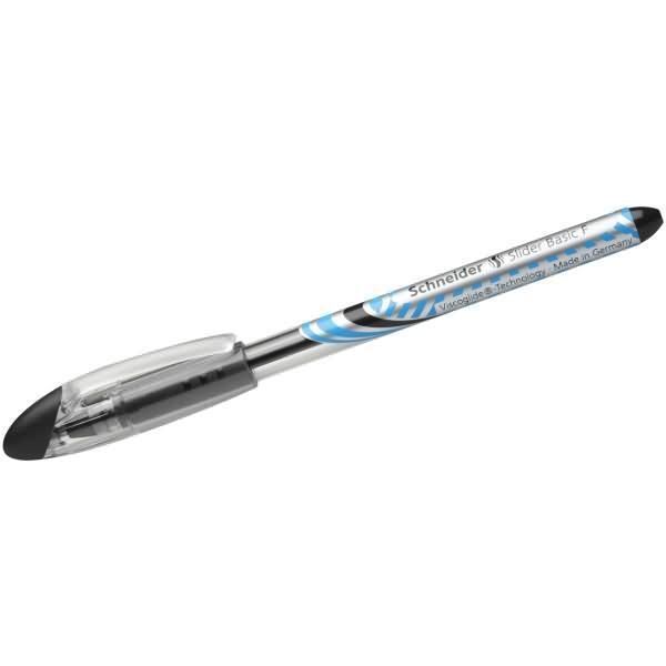 Schneider 151001 Penna A Sfera Slider Basic - F, Nero (Indelebile)-image