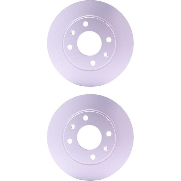 2X Hella 8DD 355 100-841 Disco Freno Asse Anteriore, Asse Posteriore-image