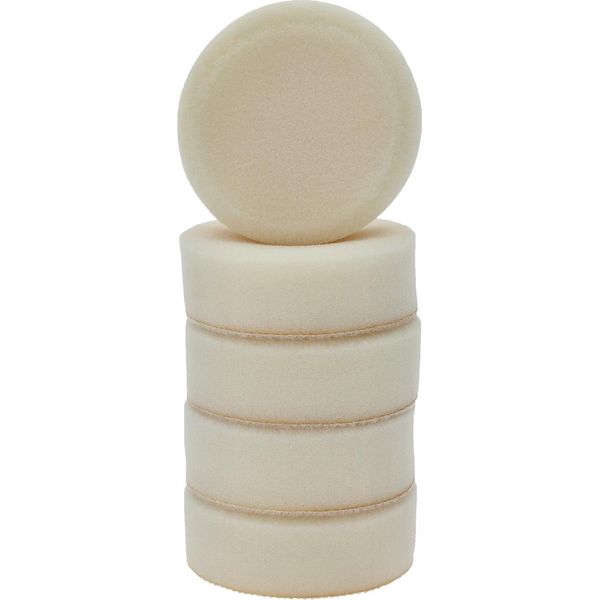 Ks Tools Tampone In Plastica Bianco Ø 85,0 Mm Confezione Da 5 Pezzi - 515.5123-image