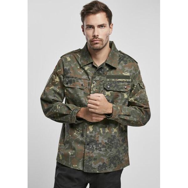 Brandit - Bw Campo Camicetta Zip Camicia Camouflage - S-image