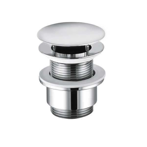 Kludi Robinet à Tige Avec Capuchon De Vidange G 1 1/4, Pour Lavabo Sans Trop-Plein, Non Verrouillable, Chrome, 1042805-00, 1042805-00-image