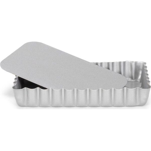 Patisse Mini Teglia Per Quiche Con Fondo Removibile 13X8Cm Silver-Top P03565-image