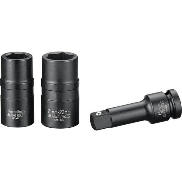 Tengtools 186370102 Set Di Prese Reversibili Con Prolunga Da 1/2" 9203N1"-image