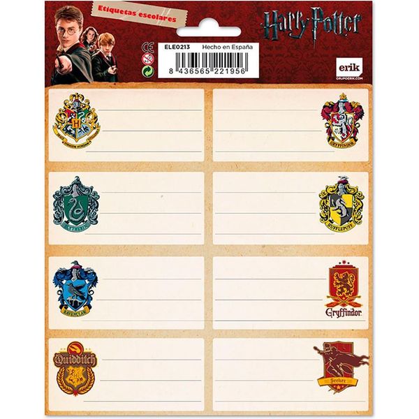 Adesivo Harry Potter Dorato Taglia Unica-image