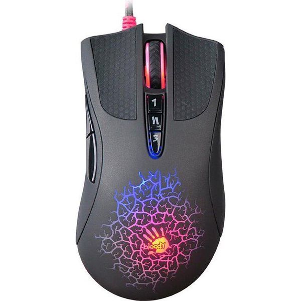A4Tech A90 - Destro - Ottico - Usb Type-A - 4000 Dpi - 6666 Fps - Nero - Rosso A4Tech-image