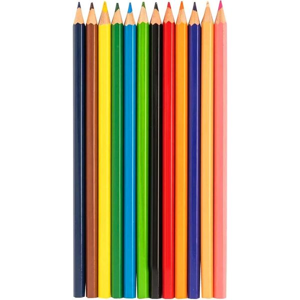 Topwrite - Set Di Pastelli A Matita 12 Pz. Con Temperino-image