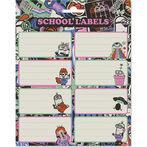 Erik Editores Minions Etichette Adesive Multicolore Multicolore Taglia Unica-image