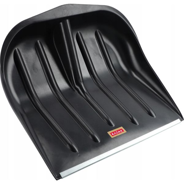 Pala Da Neve Kadax "Lafage"", Vanga Da Neve Senza Manico Con Bordo In Metallo, Nera, Larghezza 49 Cm, 1 Pezzo"-image