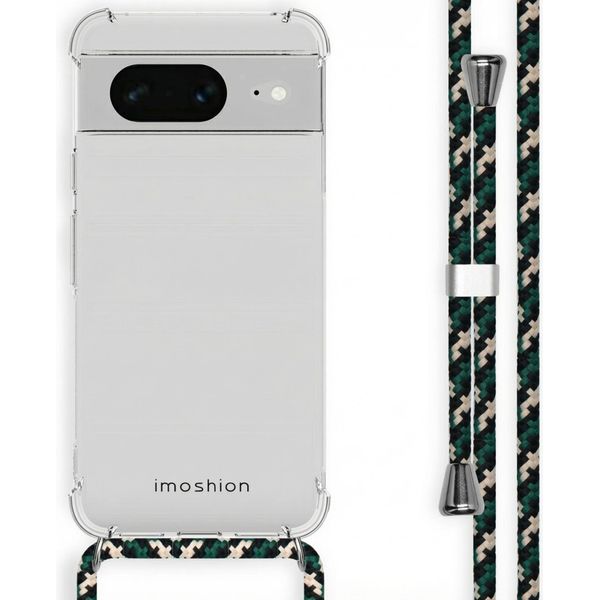 Imoshion Custodia Protettiva Google Pixel 8 Con Fascia Posteriore Con Catena Custodia Per Cellulare Per Google Pixel 8 - Verde-image