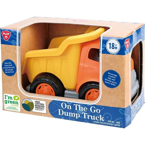 Gioco Camion Ribaltabile Giocattolo Giallo Plastica Biobased Sostenibile Bambini-image