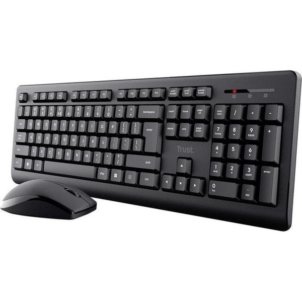Trust Primo Tastiera Mouse Incluso Ufficio Rf Wireless Qwerty Italiano Nero-image