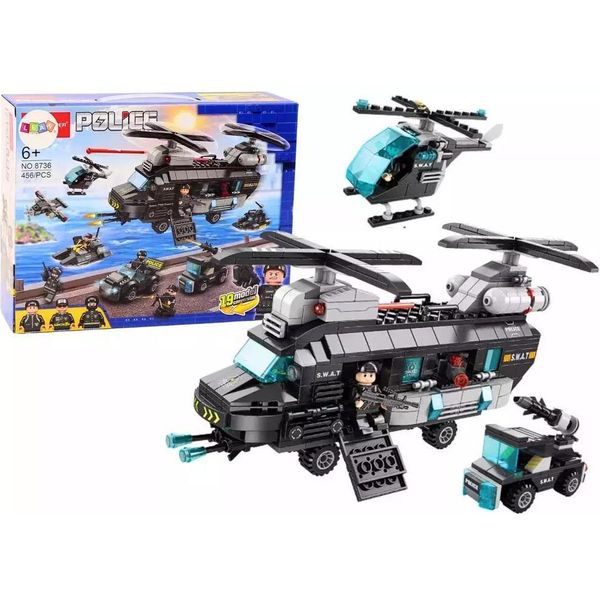 Mattoni Da Costruzione Del Servizio Speciale Di Polizia 456 Elementi. Set-image