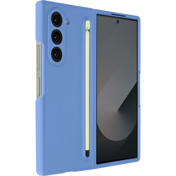 Avizar, Custodia Protettiva Soft Touch Samsung Galaxy Z Fold6 Con Stilo, Blu-image