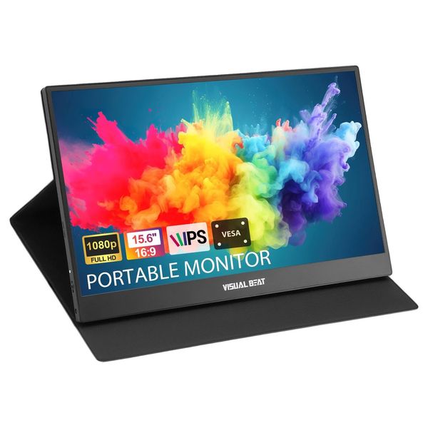 Monitor Portatile, 15,6" Full Hd 1080P, Pannello Ips , 15,6 Pollici 1080P"-image