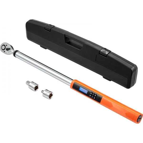 Chiave Dinamometrica 1/2", 34-340 Nm - Chiave Dinamometrica Per Bicicletta, Moto E Auto, Misura Precisa ± 2 % - Set Di Chiavi Dinamometriche Con Adattatore 1/2-3/8"" E 1/2-1/4"", Testa A Cricchetto A 72 Denti"-image