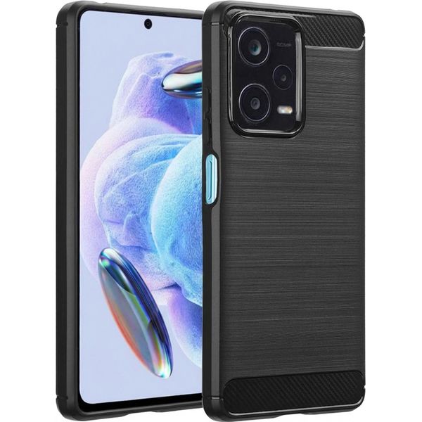 Xiaomi Redmi Note 12 Pro Plus Cover - Silicone - Imoshion Custodia Morbida/Copertura Posteriore - Nero-image