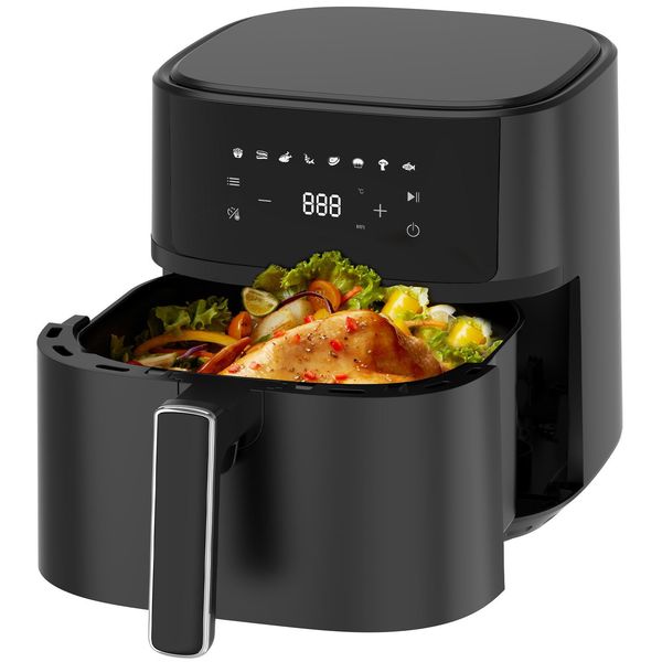 Friggitrice Ad Aria Calda AF-625A Friggitrice Ad Aria Calda 6,5L Airfryer Xxl, 80 - 200 °C, 1700,00 W, Timer, Display Digitale, 8 Programmi Di Cottura-image