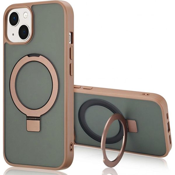 Cover Per Iphone 13 - Plastica - Custodia Rigida/Copertura Posteriore Accezz - Marrone-image