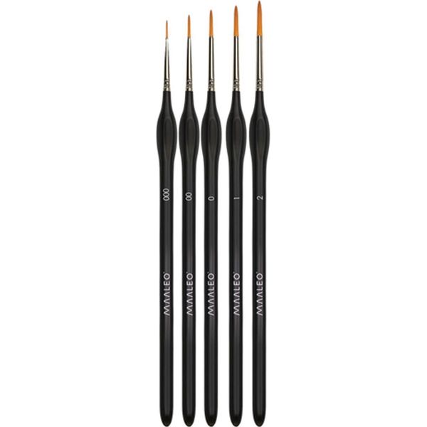 Maaleo 26119 Set Di Pennelli Di Precisione, 5 Pezzi-image