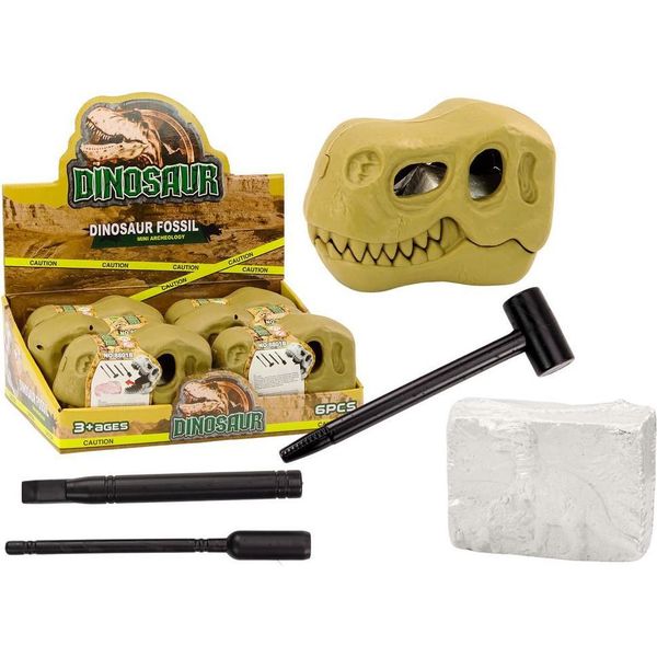 Set Di Scavi Archeologici Dinosauri Fossili Cranio-image