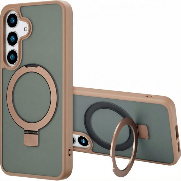 Custodia Samsung Galaxy S25 - Plastica - Custodia Rigida/Copertura Posteriore Accezz - Marrone-image