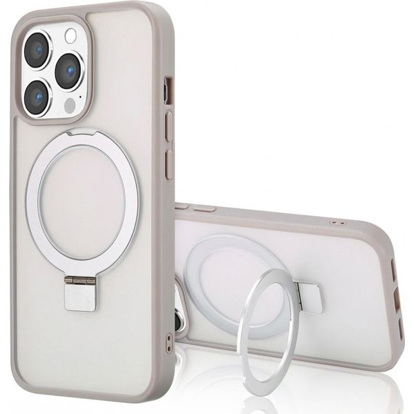 Custodia Per Iphone 13 Pro - Plastica - Custodia Rigida/Copertura Posteriore Accezz - Grigio-image