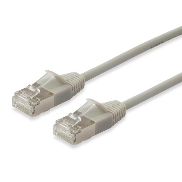 Equip 606172 Equip Cavo Patch Cat6A Slim F/Ftp 2Xrj45 0,15 M Beige Lszh Polybag-image