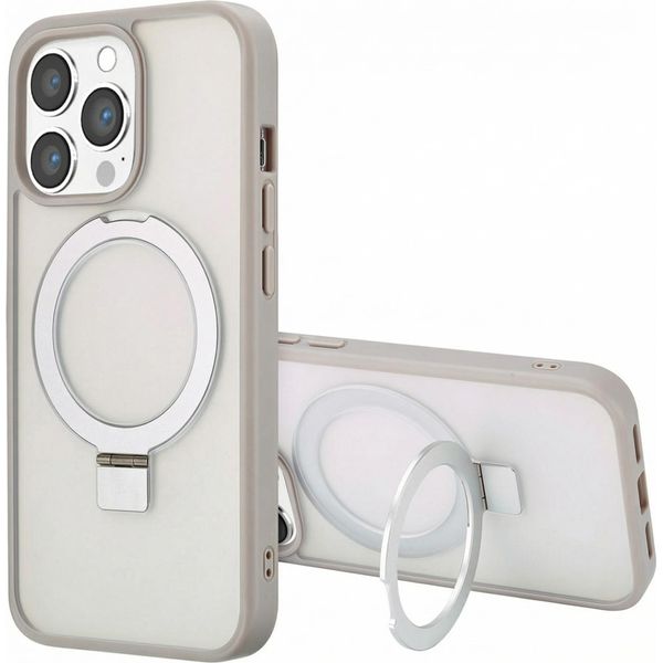 Custodia Per Iphone 13 Pro Max - Plastica - Custodia Rigida/Copertura Posteriore Accezz - Grigio-image