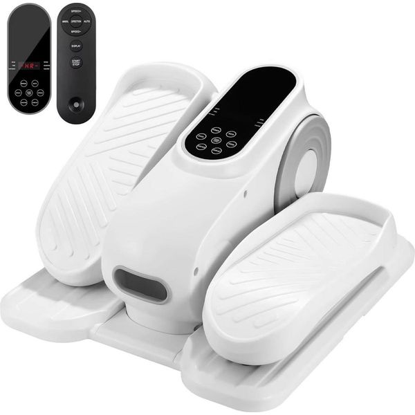 Trainer Ellittico Elettrico Da Seduti Con Massaggio Plantare - Compatto E Silenzioso - Per Anziani E Per L'uso In Ufficio-image