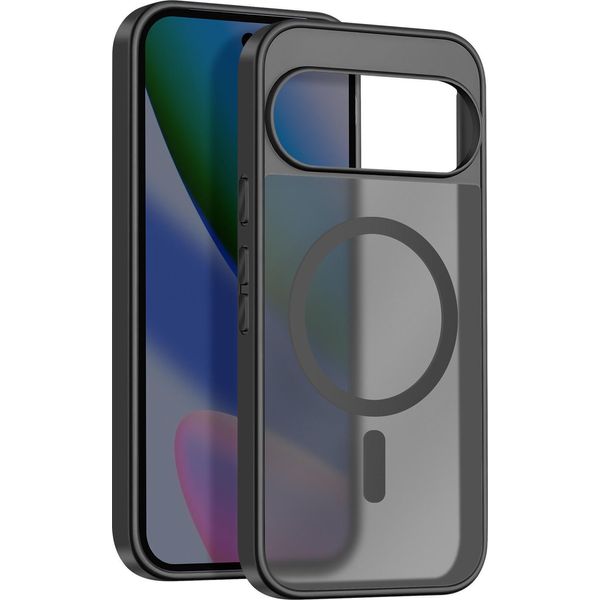Avizar, Cover Google Pixel 10/10 Pro Pixelsnap Con Cornice Morbida, Nero-image