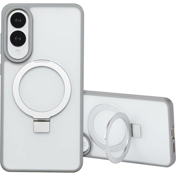 Custodia Samsung Galaxy S25 Edge - Plastica - Custodia Rigida/Copertura Posteriore Accezz - Grigio-image