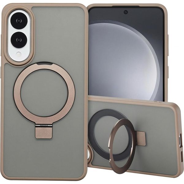 Custodia Samsung Galaxy S25 Edge - Plastica - Custodia Rigida/Copertura Posteriore Accezz - Marrone-image