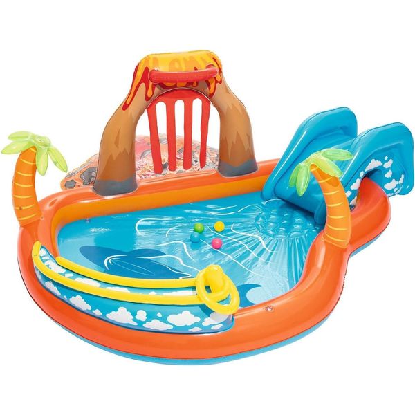 Parco Giochi Gonfiabile Lava Lagoon 265 X 265 X 104 Cm Bestway 53069-image