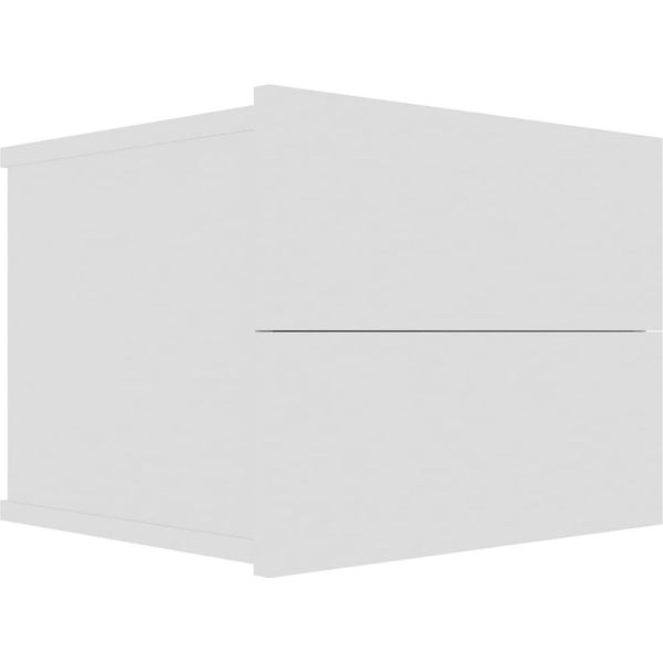 Syfax™ Comodino Bianco 40X30X30 Cm In Legno Multistrato-image