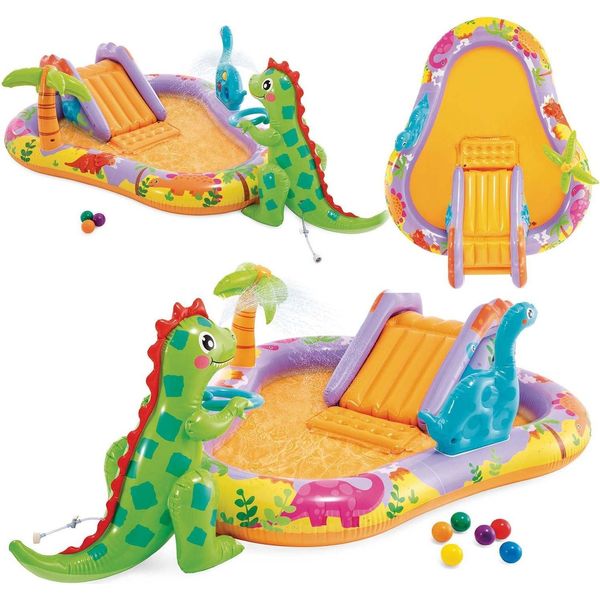 Parco Giochi Gonfiabile Dinosauri Intex 56139-image