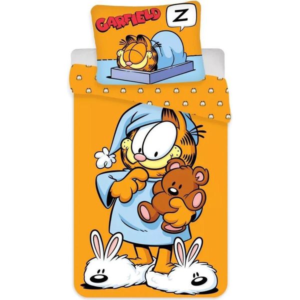 Garfield Bettbezug Arancione 100 X 135 Cm Baumwolle-image