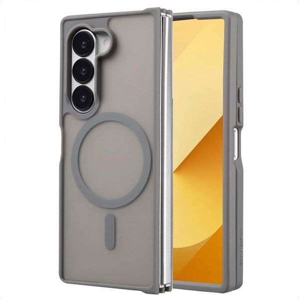 Samsung Galaxy Z Fold 6 Cover - Plastica - Imoshion Custodia Rigida/Copertura Posteriore - Grigio-image