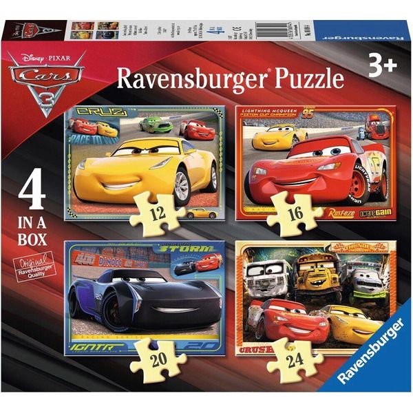 Ravensburger - Puzzle Di Cars 3 4In1-image