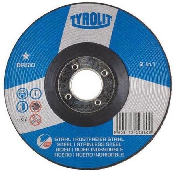 Disco Di Smerigliatura Basic D178Xs8Mm Grana 30 A Gomito 2In1 Foro 22,23 Mm-image