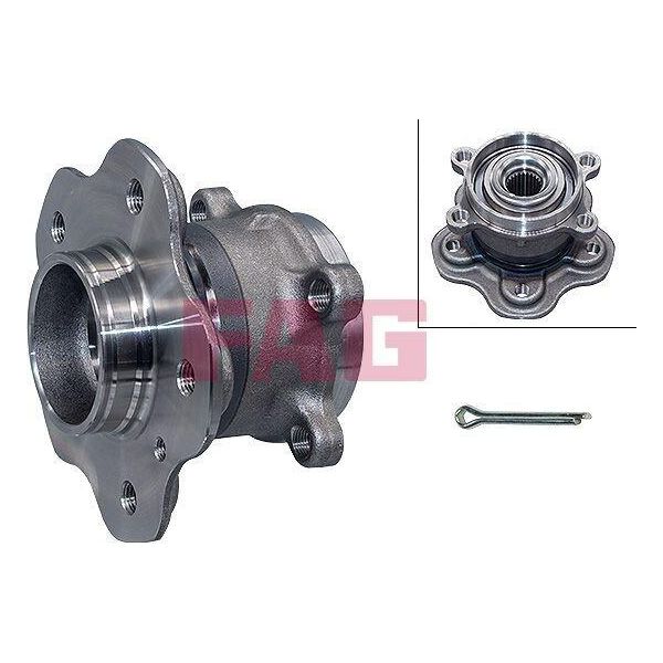 Set Cuscinetti Ruota Posteriori Fag Per Renault Kadjar (Ha, Hl) 146,7 Mm 713 6331 70-image