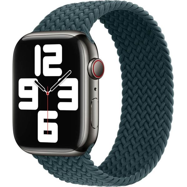 Apple Braided Solo Loop Per Il Watch | 44/45/46/49 Mm - Taglia 11 - Rainforest-image